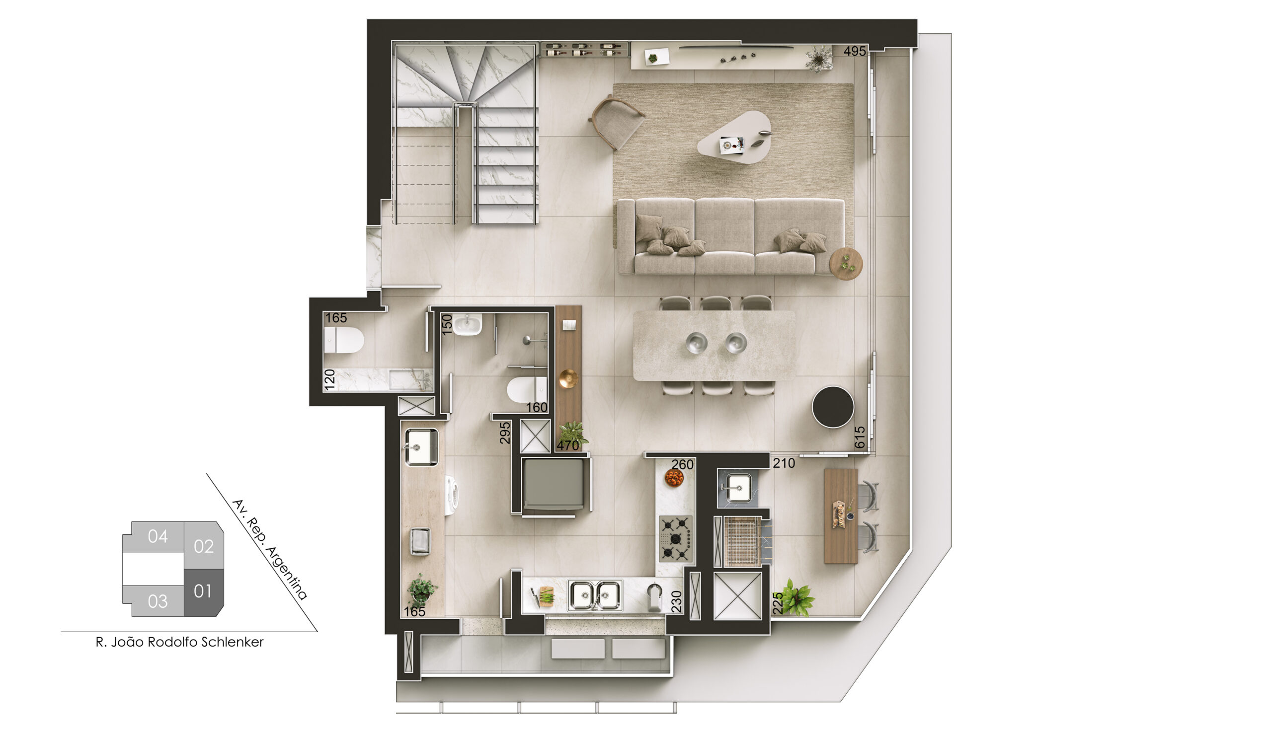CEDRAT Duplex 01&02 — Inferior
