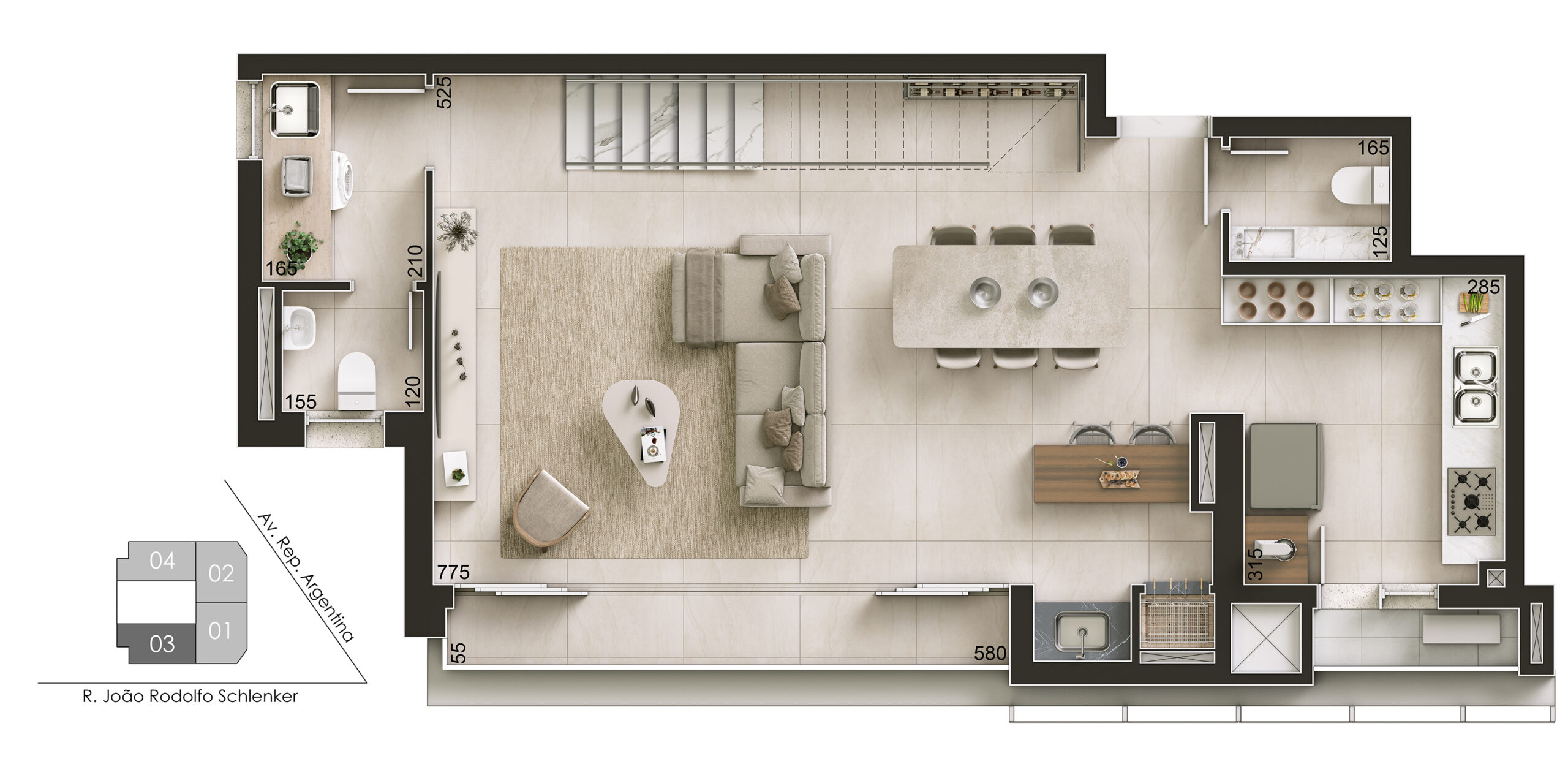 CEDRAT Duplex 03&04 — Inferior